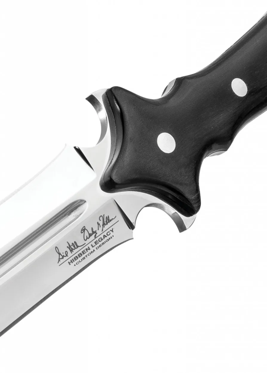 Gil Hibben Legacy Stiefelmesser mit Lederscheide