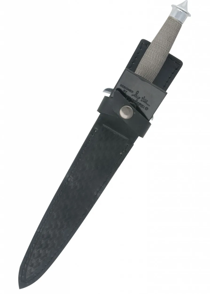 Gil Hibben - Silver Shadow Dolch mit Scheide