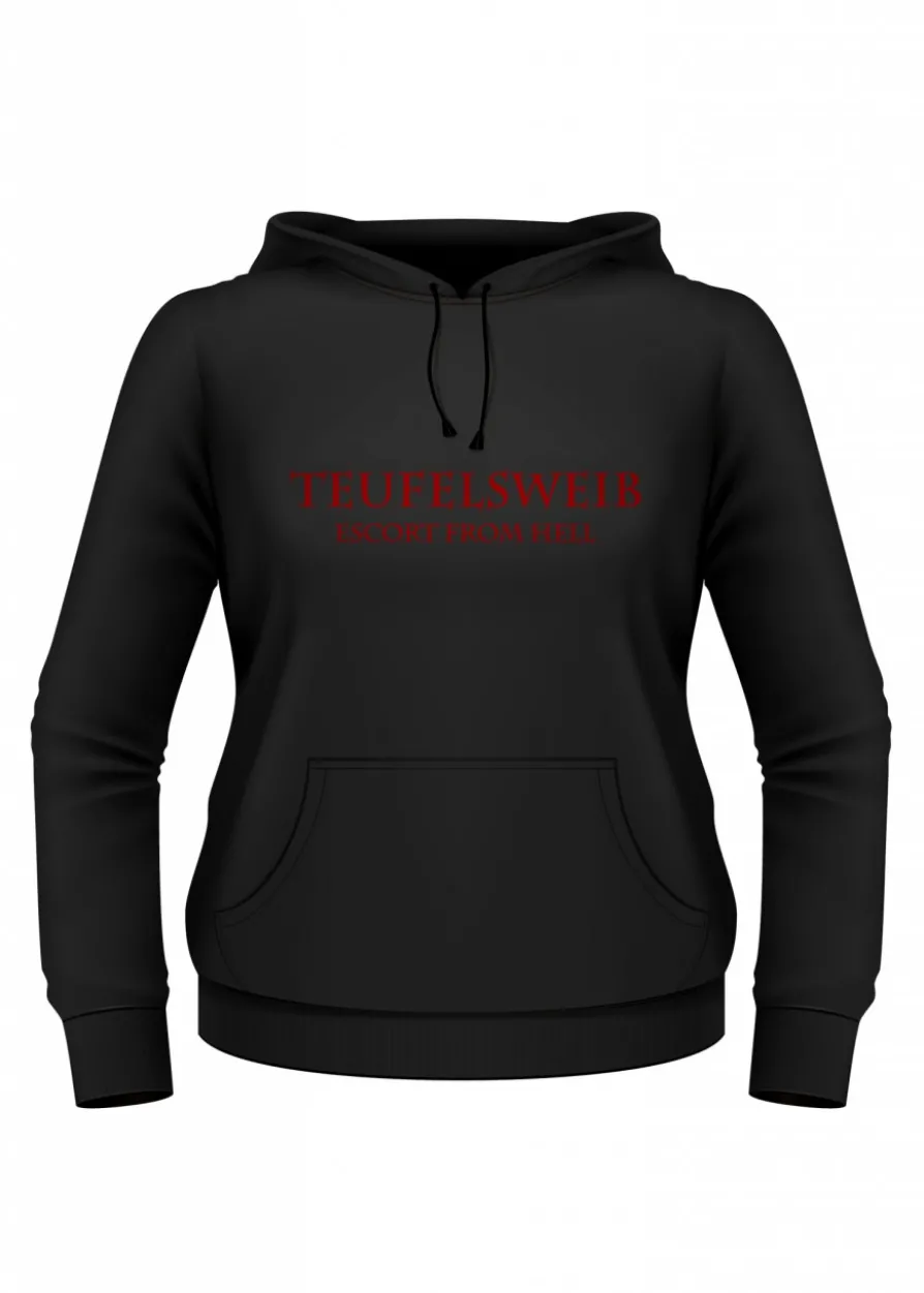 Girlie-Hoodie: Teufelsweib - Escort from Hell