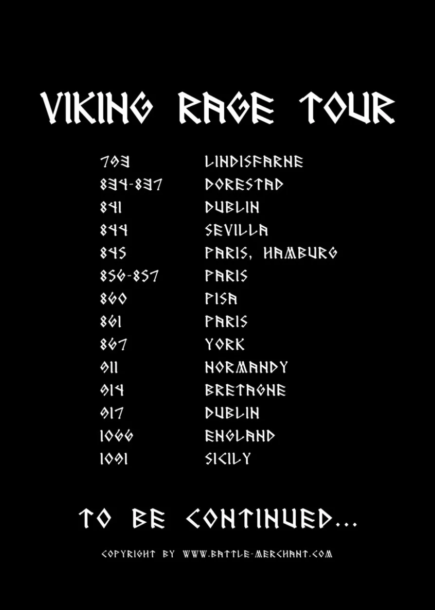 Girlie-Shirt: Viking Rage Tour