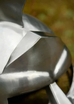 Gladiatoren Helm Maximus aus Stahl, ohne Dornen