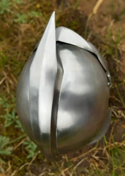Gladiatoren Helm Maximus aus Stahl, ohne Dornen