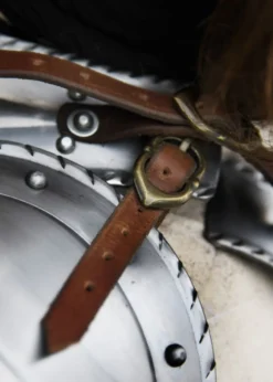 Gotische Achseln, Schulterschutz, Paar, 1,2 mm Stahl