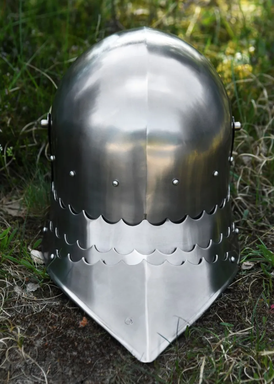 Gotischer Schaller, ca. 1480, 2 mm Stahl