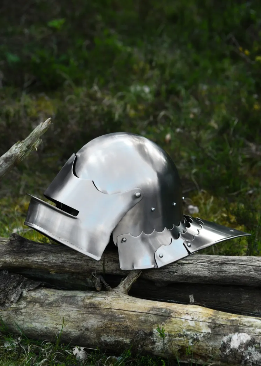 Gotischer Schaller, ca. 1480, 2 mm Stahl