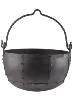 Großer vernieteter Lagertopf, ca. 21 Liter