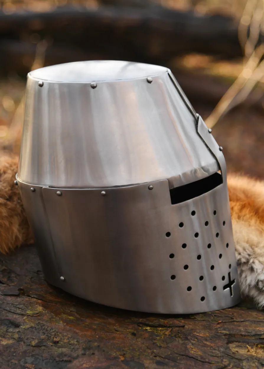 Grosser Helm Pembridge, ca. 1370, 2 mm Stahl