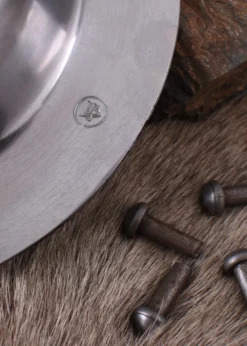 Grosser Schildbuckel, 2 mm Stahl, schaukampftauglich