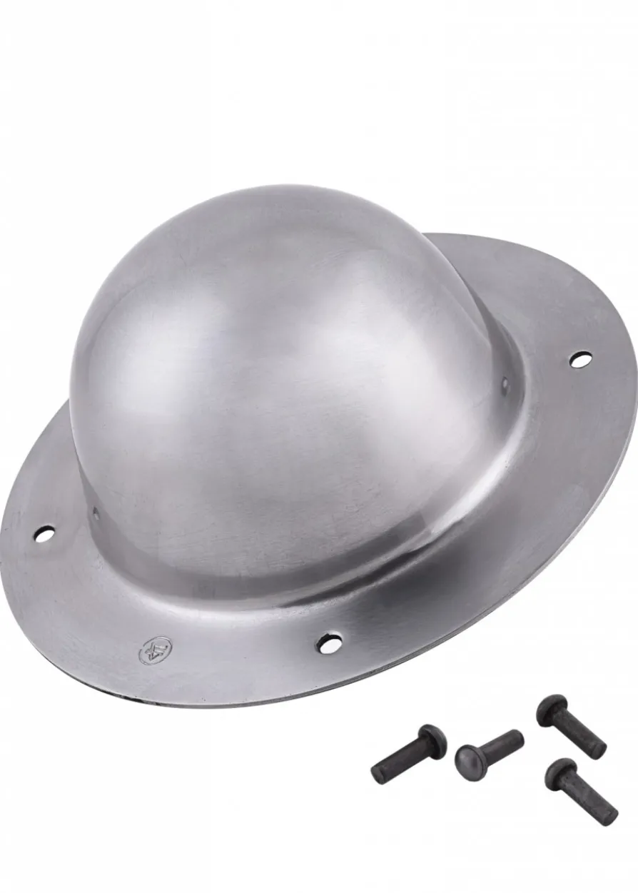 Grosser Schildbuckel, 2 mm Stahl, schaukampftauglich