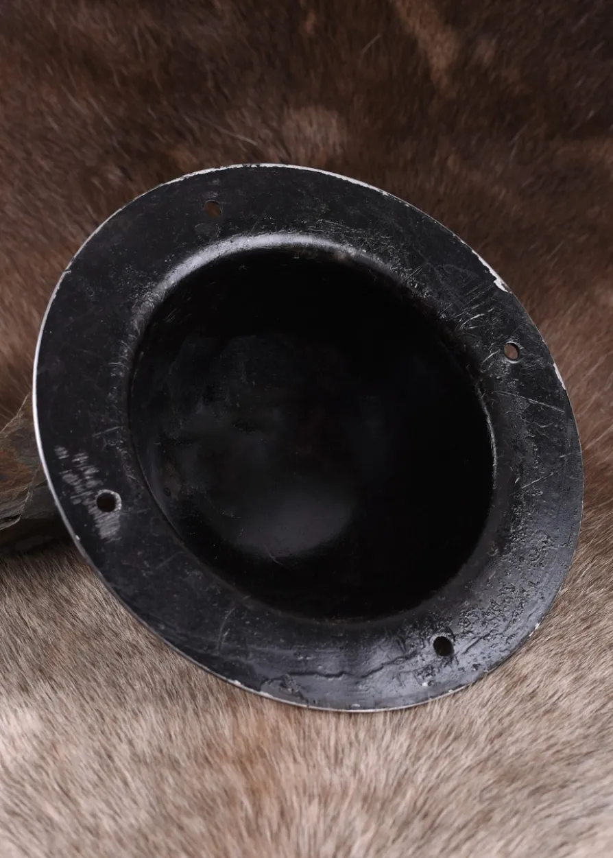 Grosser Schildbuckel, 2 mm Stahl, schaukampftauglich