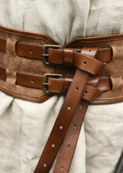 Gürtel Sindri aus Fettleder, braun