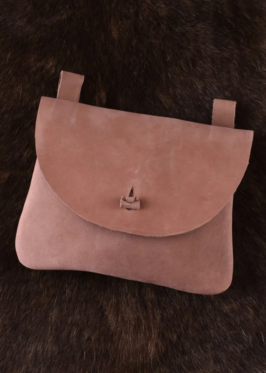 Gürteltasche aus Leder, rechteckig