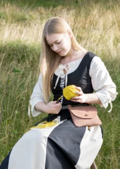 Gürteltasche aus Leder, rechteckig