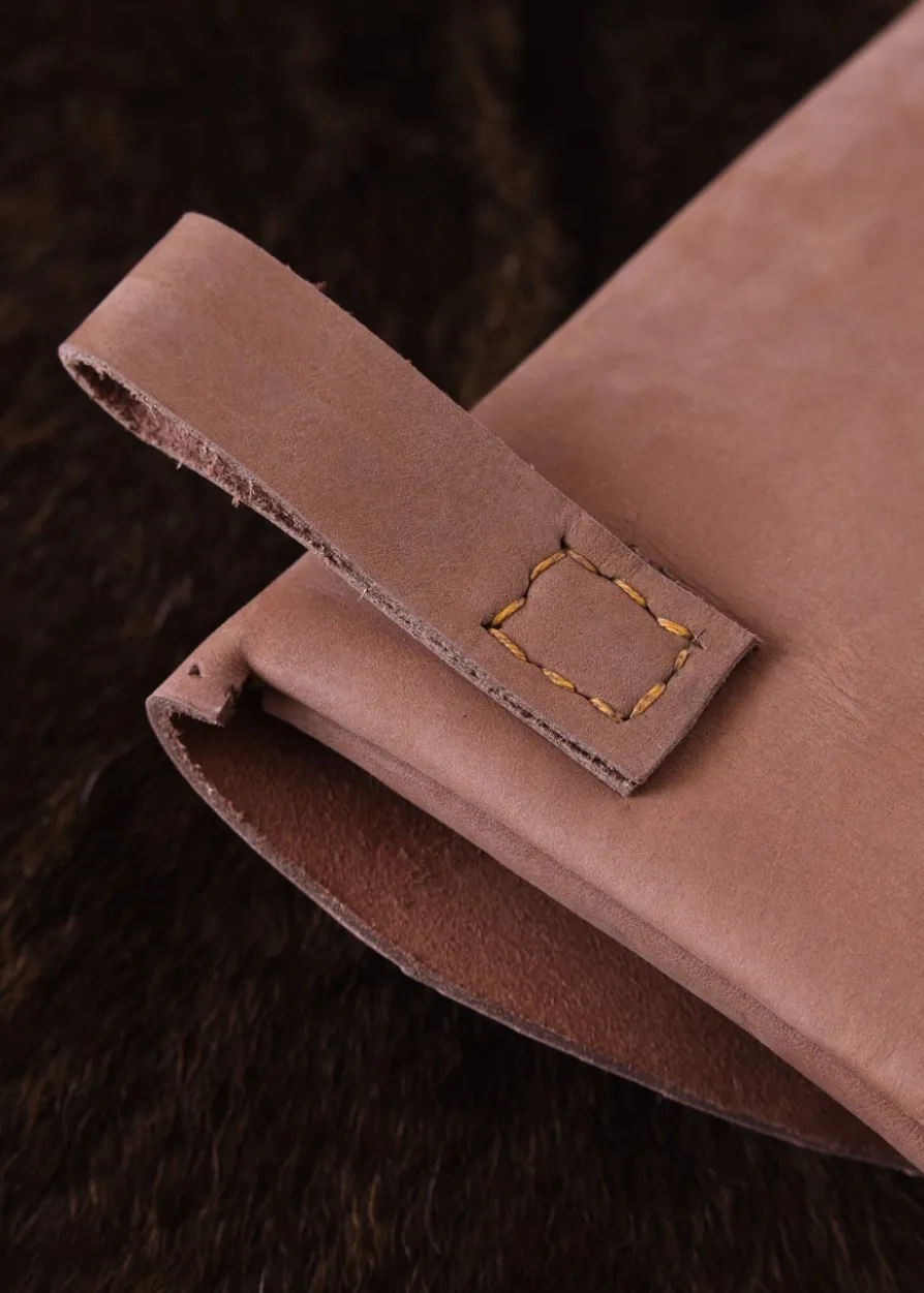 Gürteltasche aus Leder, rechteckig