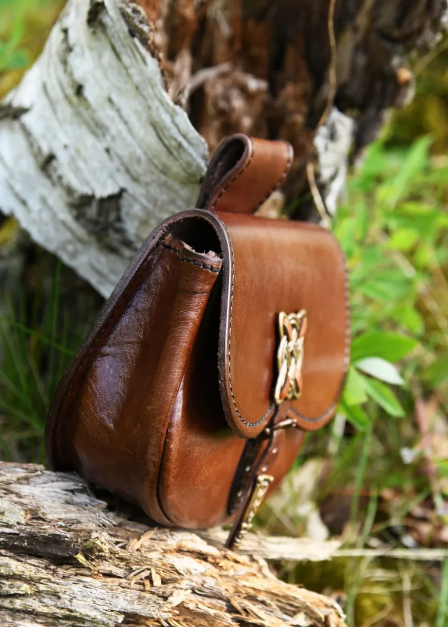 Gürteltasche mit keltischen Zierbeschlägen
