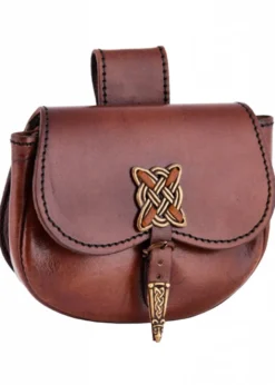 Gürteltasche mit keltischen Zierbeschlägen