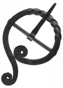 Handgeschmiedete Gürtelschnalle, ca. 7 cm Durchmesser