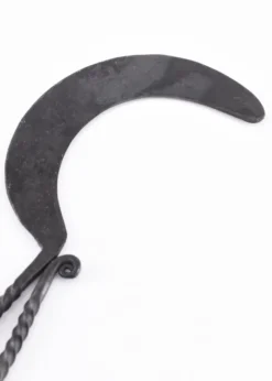 Handgeschmiedete Mittelalterliche Sichel aus Stahl