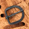 Handgeschmiedete Schnalle aus Stahl, für ca. 29 mm breite Gürtel
