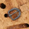 Handgeschmiedete Schnalle aus Stahl, für ca. 17 mm breite Gürtel