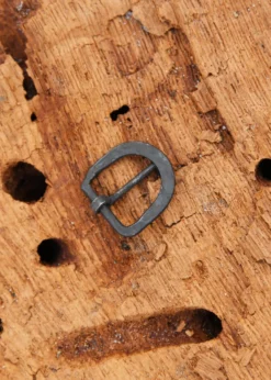 Handgeschmiedete Schnalle aus Stahl, für ca. 17 mm breite Gürtel