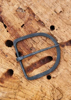 Handgeschmiedete Schnalle aus Stahl, für ca. 47 mm breite Gürtel
