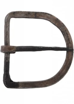 Handgeschmiedete Schnalle aus Stahl, für ca. 39 mm breite Gürtel