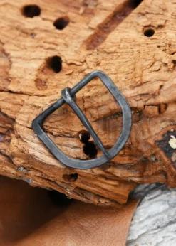 Handgeschmiedete Schnalle aus Stahl, für ca. 39 mm breite Gürtel