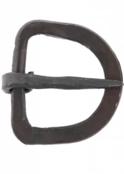 Handgeschmiedete Schnalle aus Stahl, für ca. 21 mm breite Gürtel