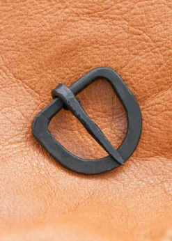 Handgeschmiedete Schnalle aus Stahl, für ca. 21 mm breite Gürtel