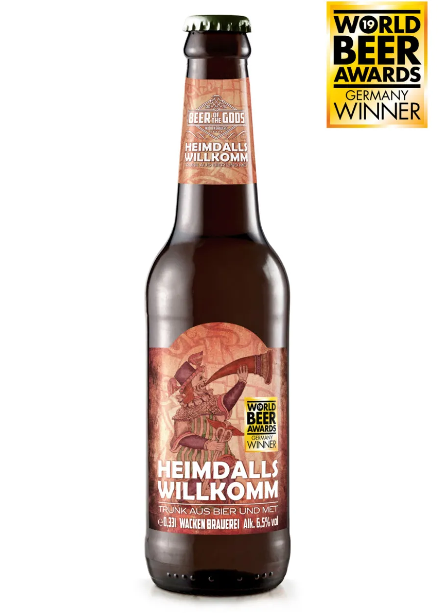 Heimdalls Willkomm - Bier-Met-Mischgetränk, 0,33l Flasche - Wacken Brauerei