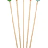 Holzpfeile Set, 5 tlg. mit bunten Filzköpfen