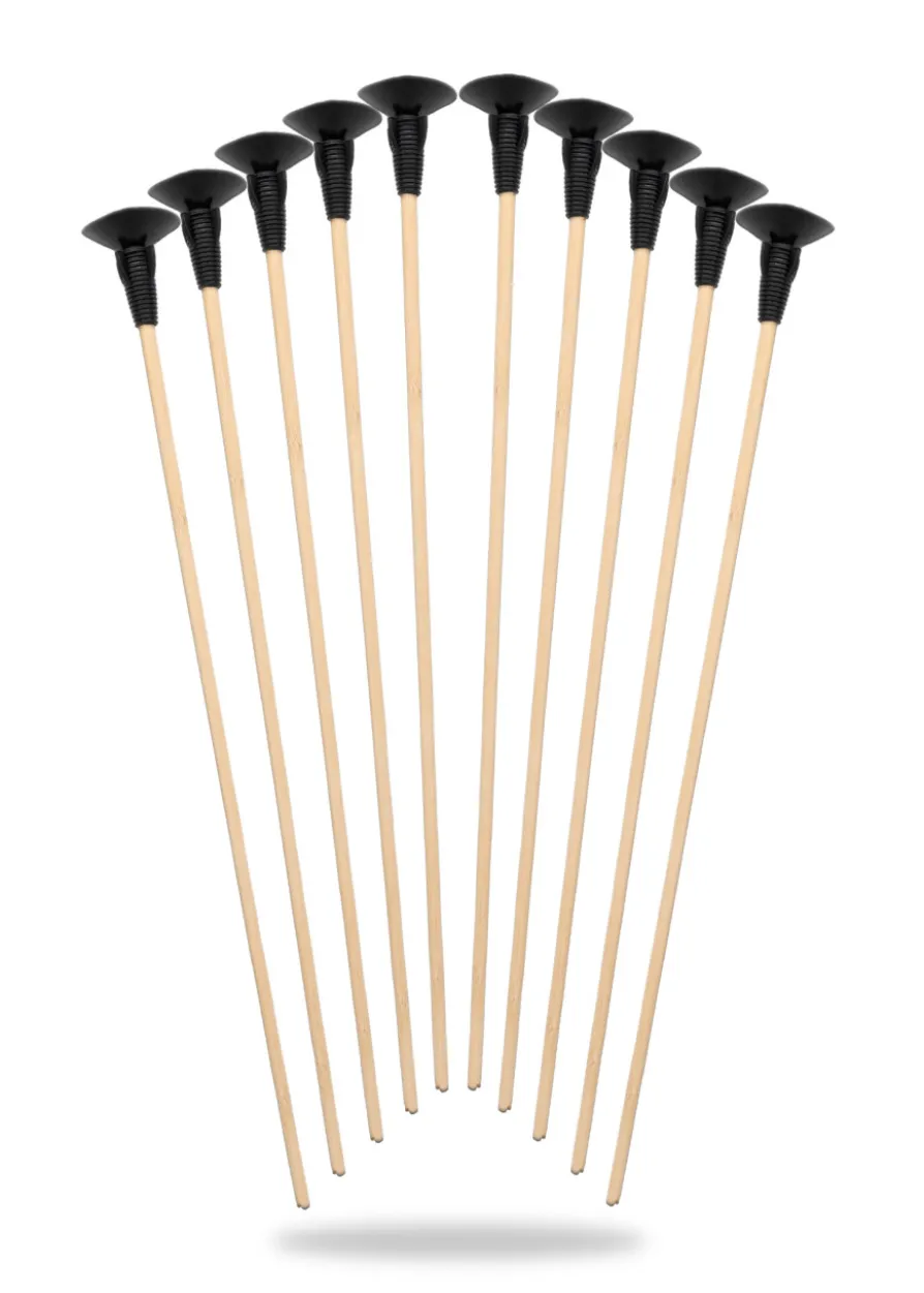 Holzpfeile Set, 10 tlg. mit Saugnapf, Pfeillänge 42 cm