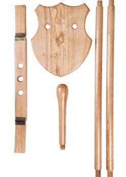 Holzständer für Lorica Segmentata, Helm etc.