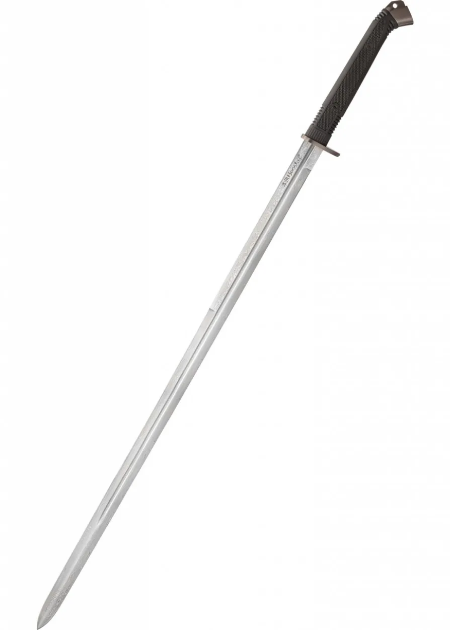 Honshu Boshin Double Edge Schwert mit Scheide, Dunkler Damast