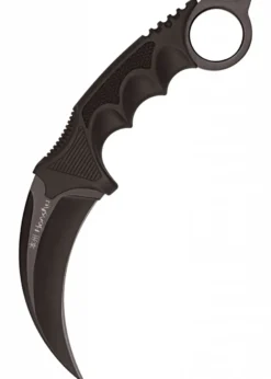 Honshu Karambit-Messer, Schwarz, mit Schultergurt