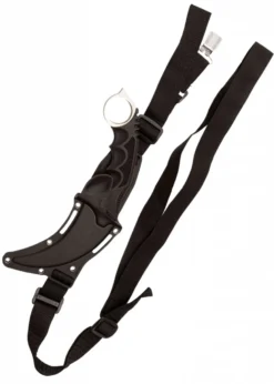 Honshu Karambit satinert mit Schultertragesystem