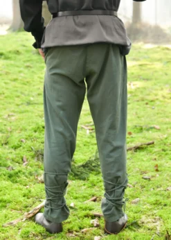 Hose Thalor mit Schnürung, dunkles olivgrün