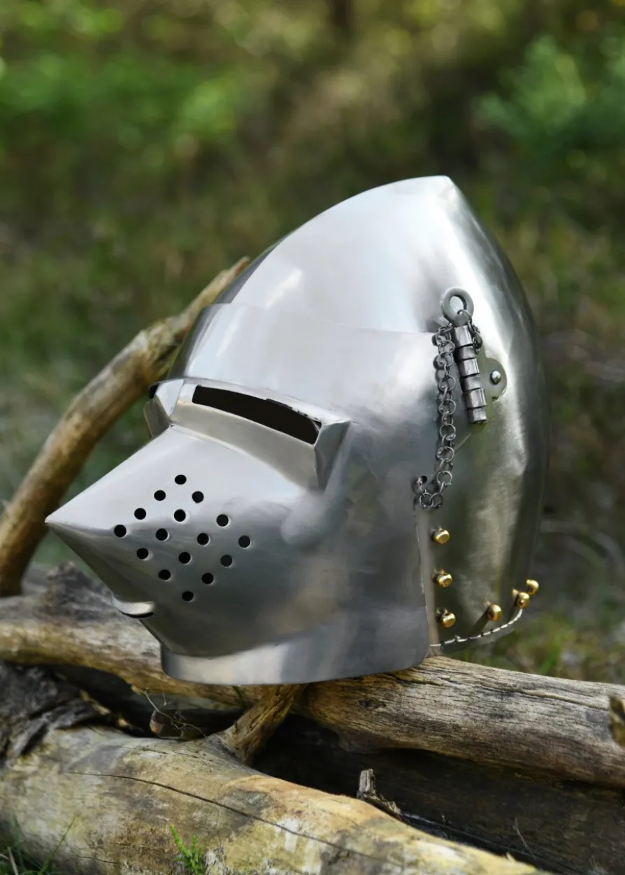 Hundsgugel, ca. 1390, 2 mm Stahl