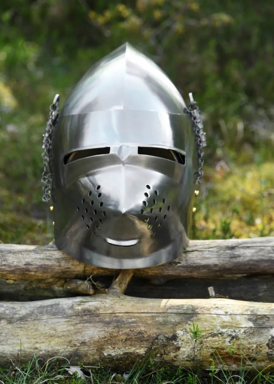 Hundsgugel, ca. 1390, 2 mm Stahl