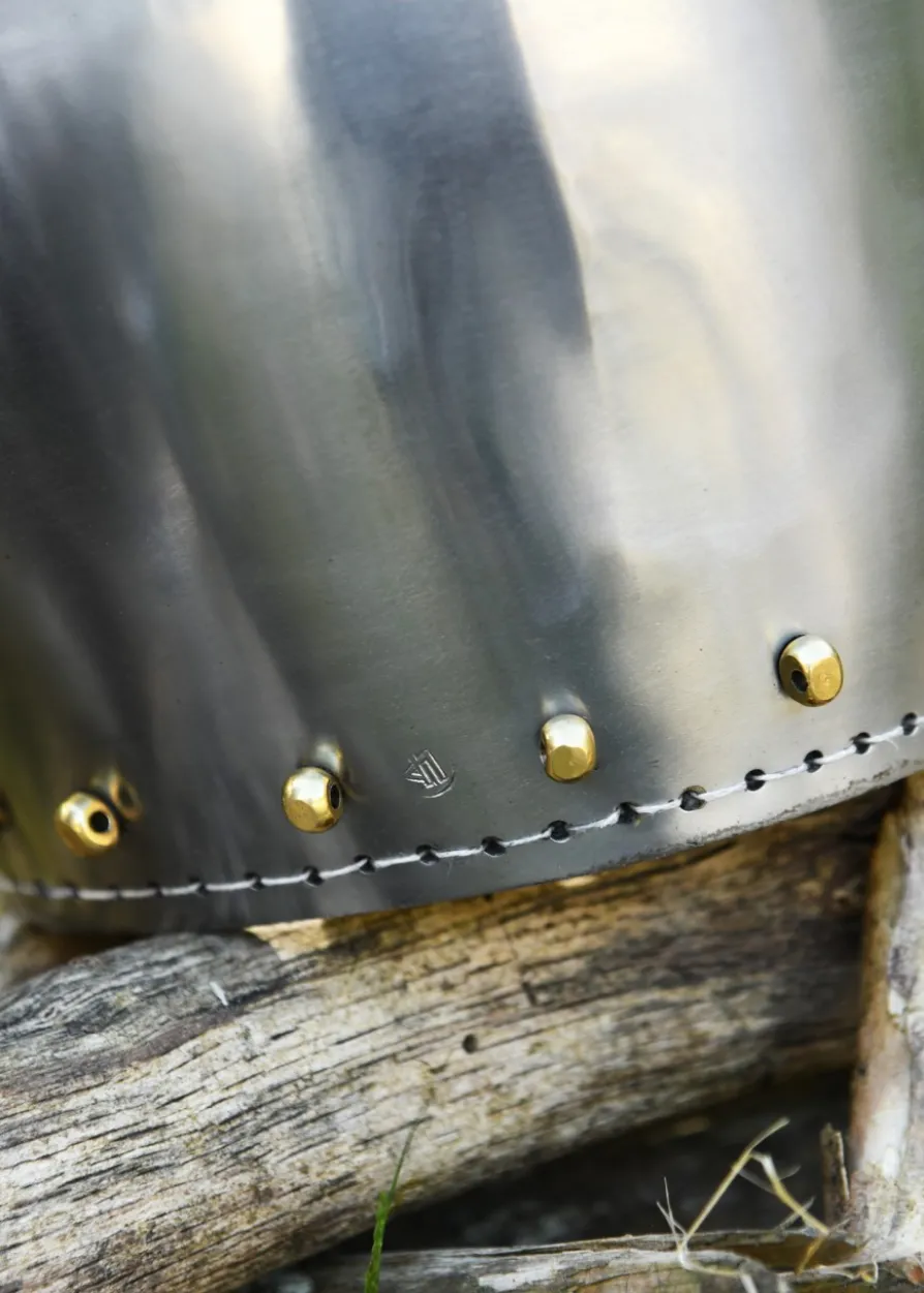Hundsgugel, ca. 1390, 2 mm Stahl