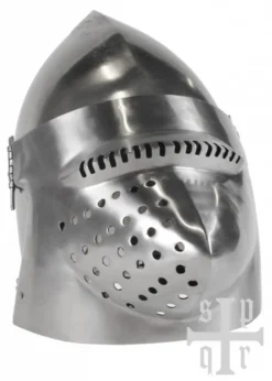 Hundsgugel, Mittelalter-Helm, Schloss Churburg ca. 1395, 1,2 mm Stahl