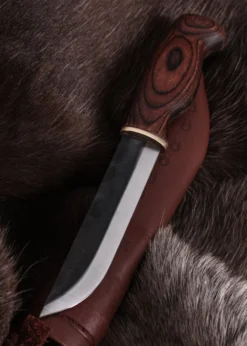 Jagdmesser Karhuleuku ruskea, Wood Jewel