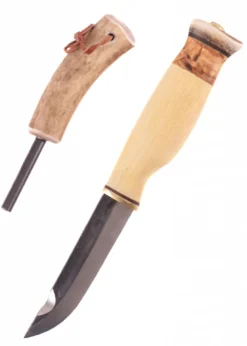 Jagdmesser mit Feuerstahl, Wood-Jewel