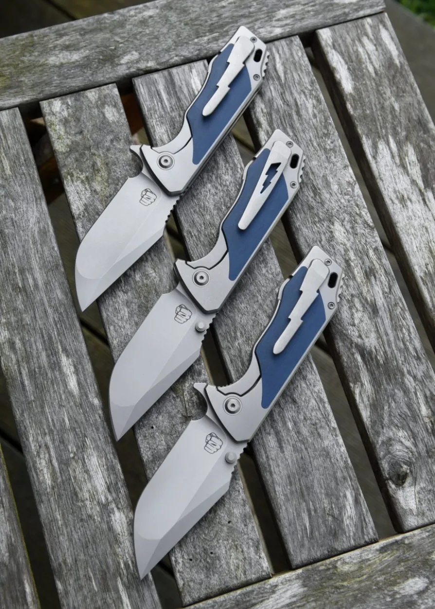 J-Cape V4, Exclusive, Blue Richlite, Dual Action