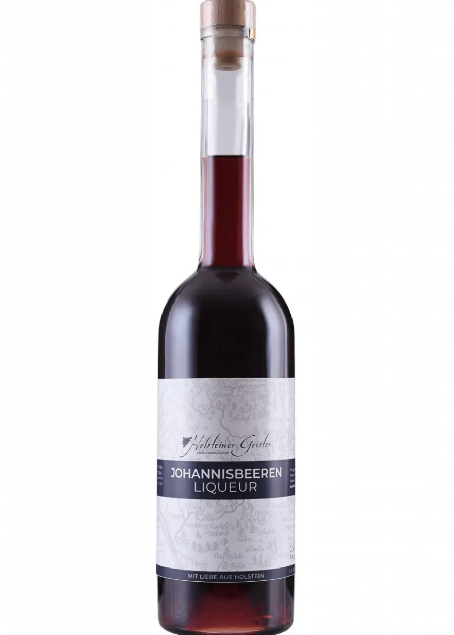 Johannisbeeren Likör, 25% vol. Alk., 0,5l Flasche - Holsteiner Geister