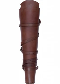 Köcher aus Leder, braun