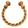 Keltischer Armreif aus Bronze, massiv