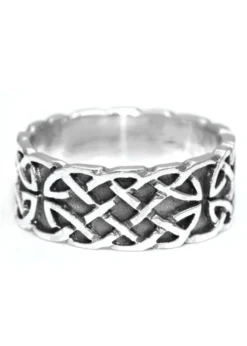 Keltischer Ring Unendlichkeit aus Silber