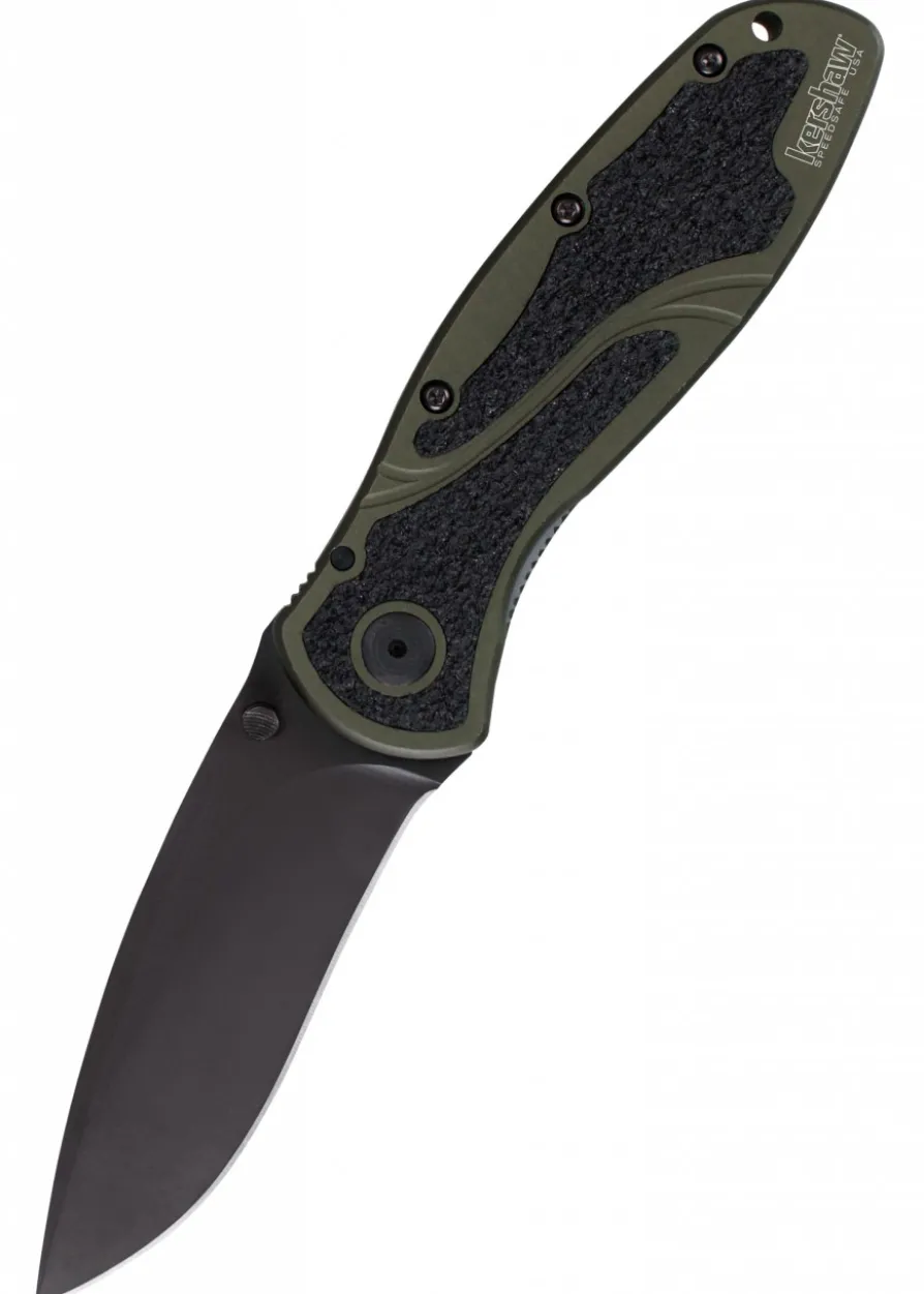 Kershaw BLUR, Olivgrün & Schwarz, Taschenmesser